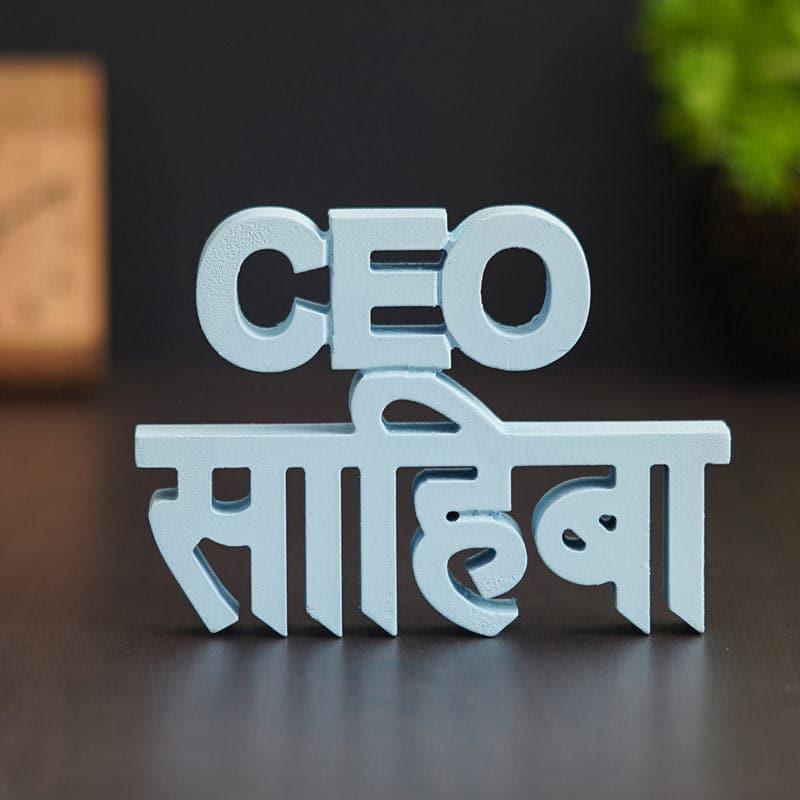 Buy CEO Sahiba Typography Showpiece Showpieces from Vaaree