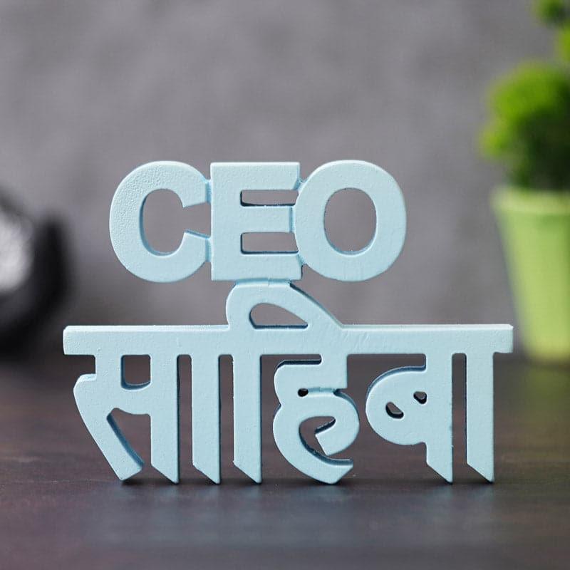 Buy CEO Sahiba Typography Showpiece Showpieces from Vaaree