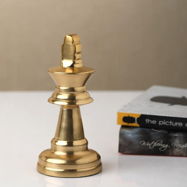 Showpieces - Chess Charm King Showpiece - Gold