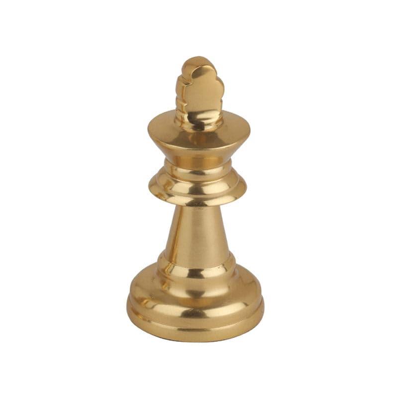 Buy Chess Charm King Showpiece - Gold Showpieces from Vaaree