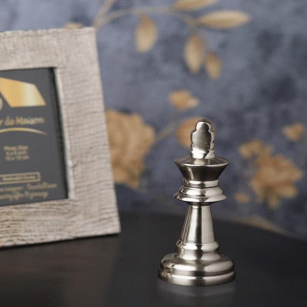Buy Showpieces - Chess Charm King Showpiece - Silver at Vaaree online