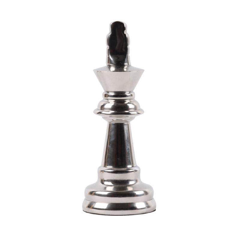 Buy Chess Charm King Showpiece - Silver Showpieces from Vaaree