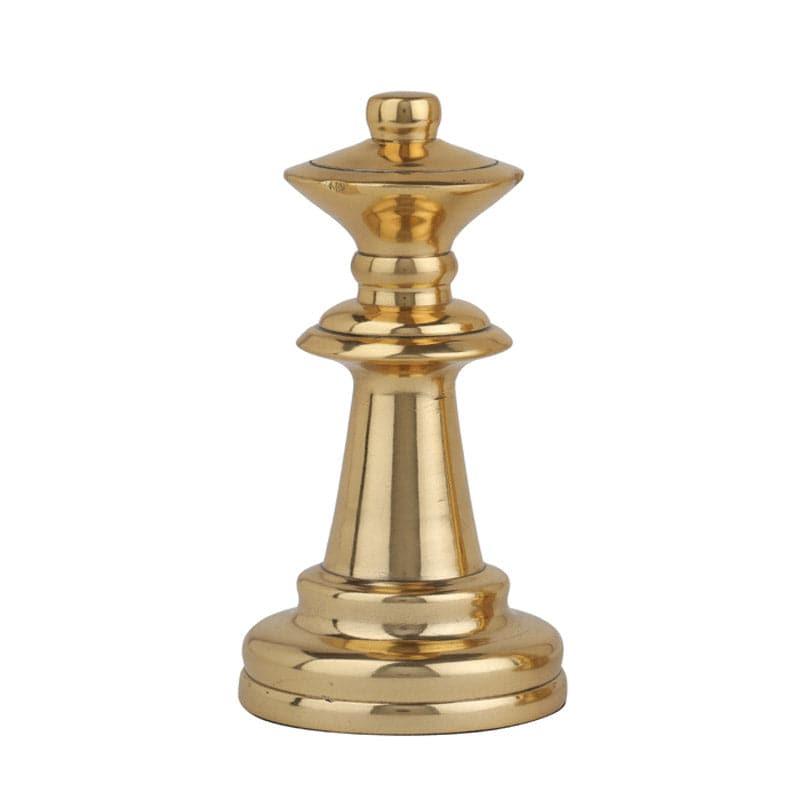 Buy Chess Charm Queen Showpiece - Gold Showpieces from Vaaree