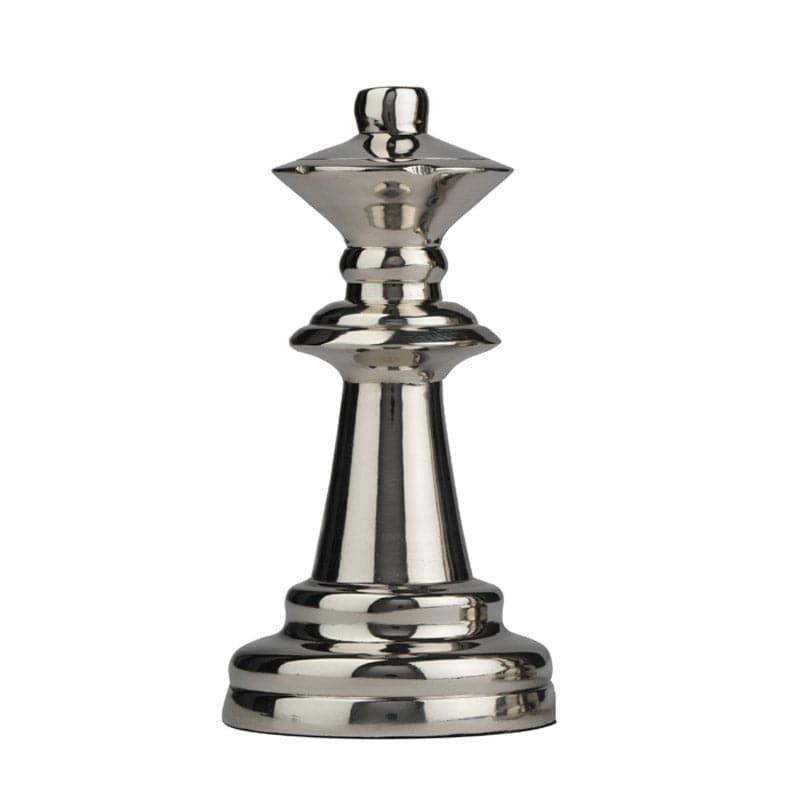 Buy Showpieces - Chess Charm Queen Showpiece - Silver at Vaaree online
