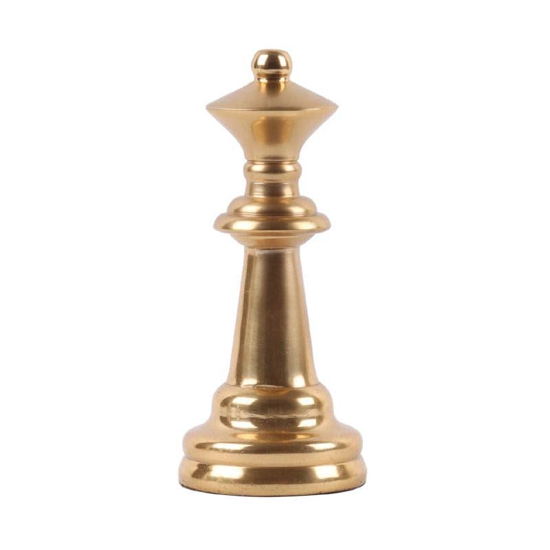 Buy Chess Charm Queen Showpiece (Silver) - Set Of Two Showpieces from Vaaree