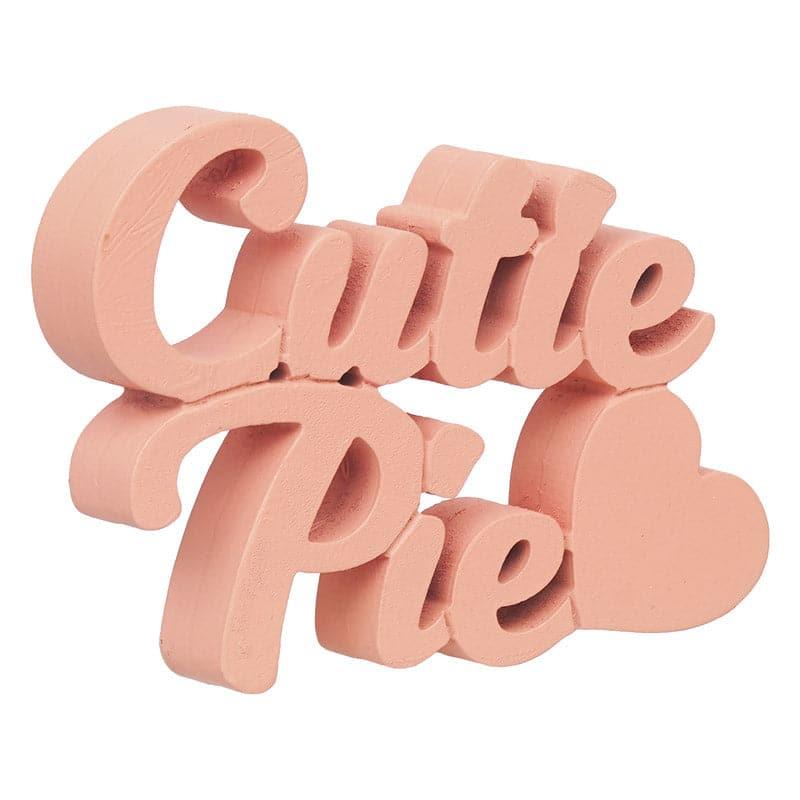 Buy Cutie Pie Typography Showpiece Showpieces from Vaaree