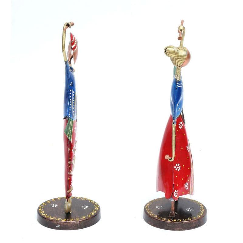 Buy Dandia Fun Showpiece - Set Of Two Showpiece from Vaaree