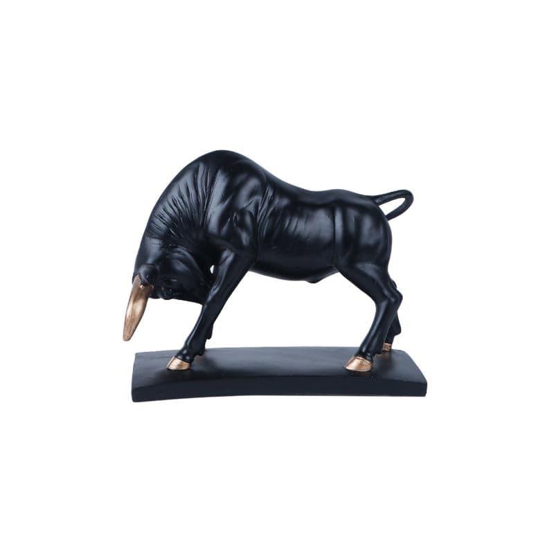 Buy Debby Bull Showpiece - Black Showpieces from Vaaree