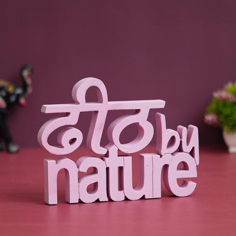 Showpieces - Dheet By Nature Typography Showpiece