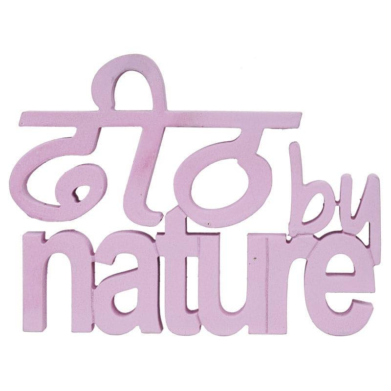 Buy Dheet By Nature Typography Showpiece Showpieces from Vaaree