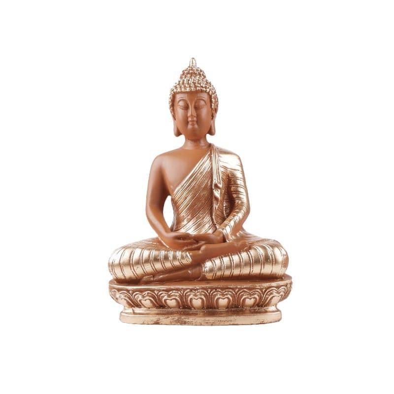 Buy Dhyanmudra Buddha Showpiece - Gold Showpieces from Vaaree