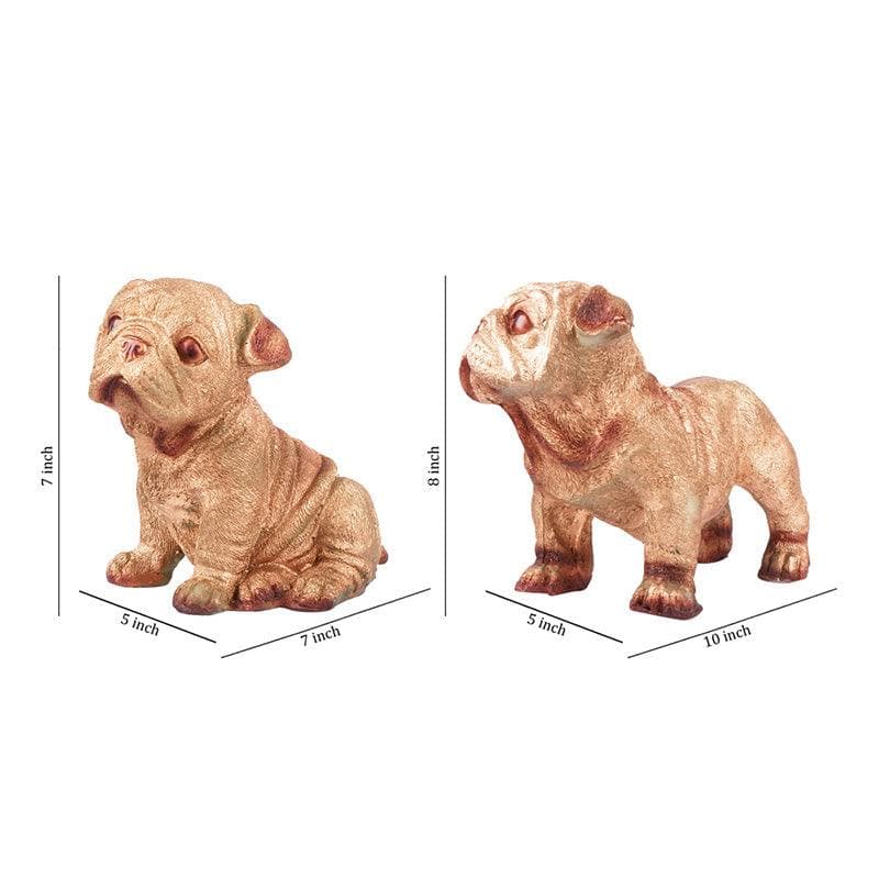 Buy Doggo Dance Showpiece - Set Of Two Showpieces from Vaaree