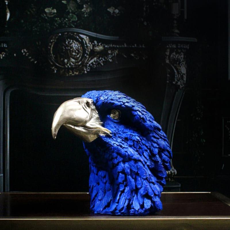 Buy Eagle Pride Showpiece - Blue Showpieces from Vaaree