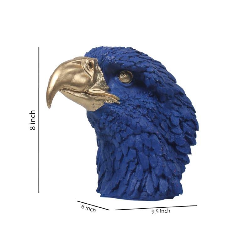 Buy Eagle Pride Showpiece - Blue Showpieces from Vaaree