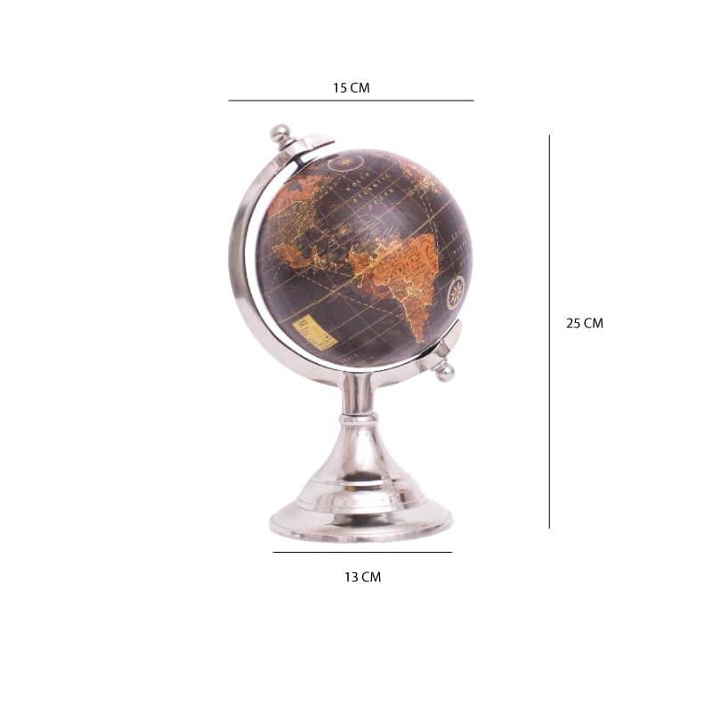Showpieces - Earth Explorer Globe - Silver