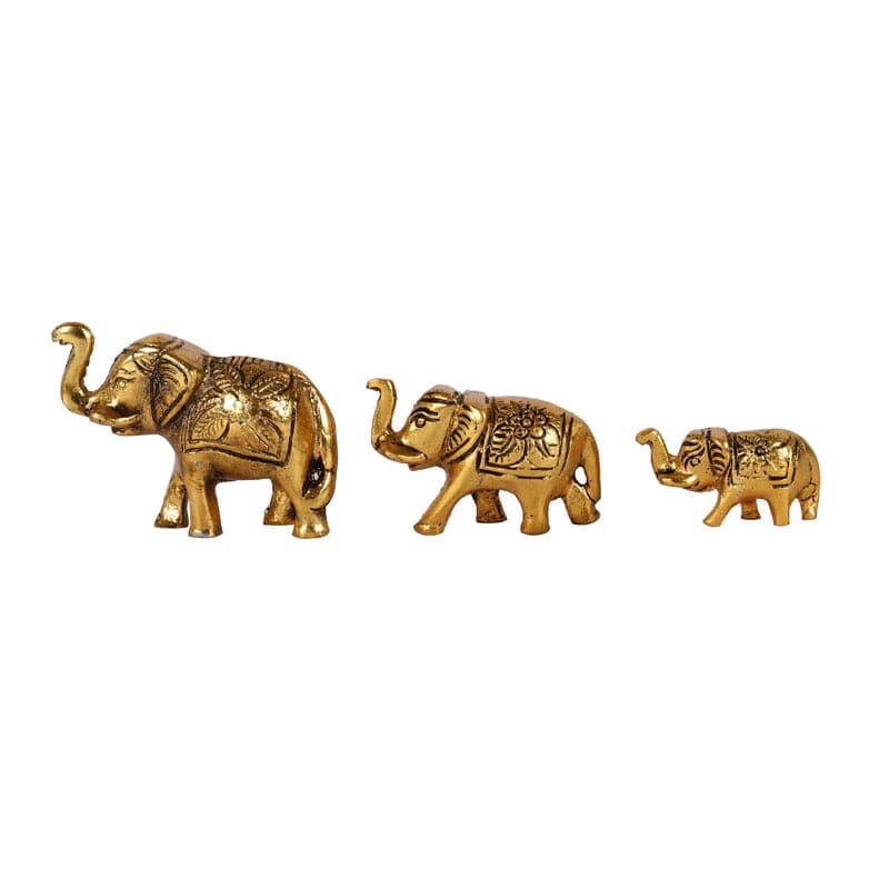 Buy Elephant Parade Showpiece - Set Of Three Showpieces from Vaaree