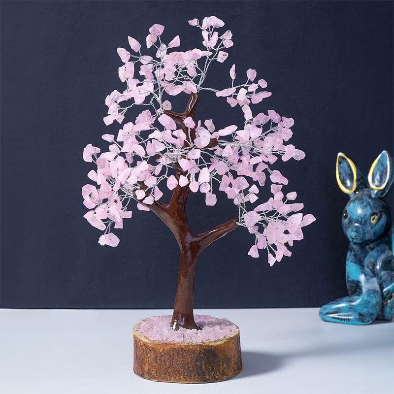 Buy Elina Crystal Stone Wish Tree Showpiece - Purple Showpieces from Vaaree