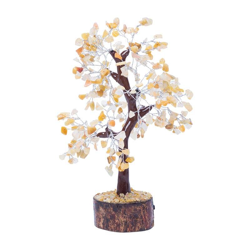 Buy Elina Crystal Stone Wish Tree Showpiece - Yellow Showpieces from Vaaree