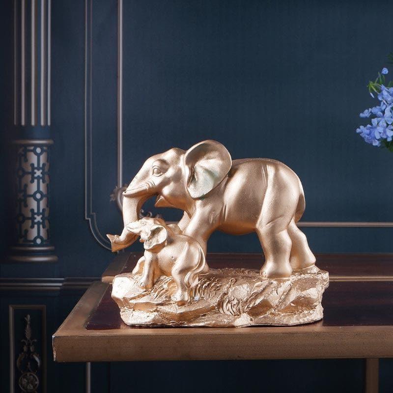 Buy Ellie & Kids Elephant Showpiece - Small Showpieces from Vaaree