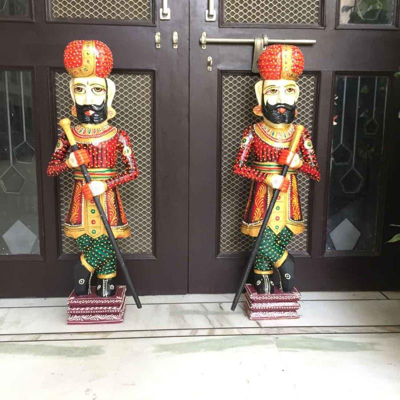 Buy Empire Darbaan Showpiece - Set Of Two Showpieces from Vaaree