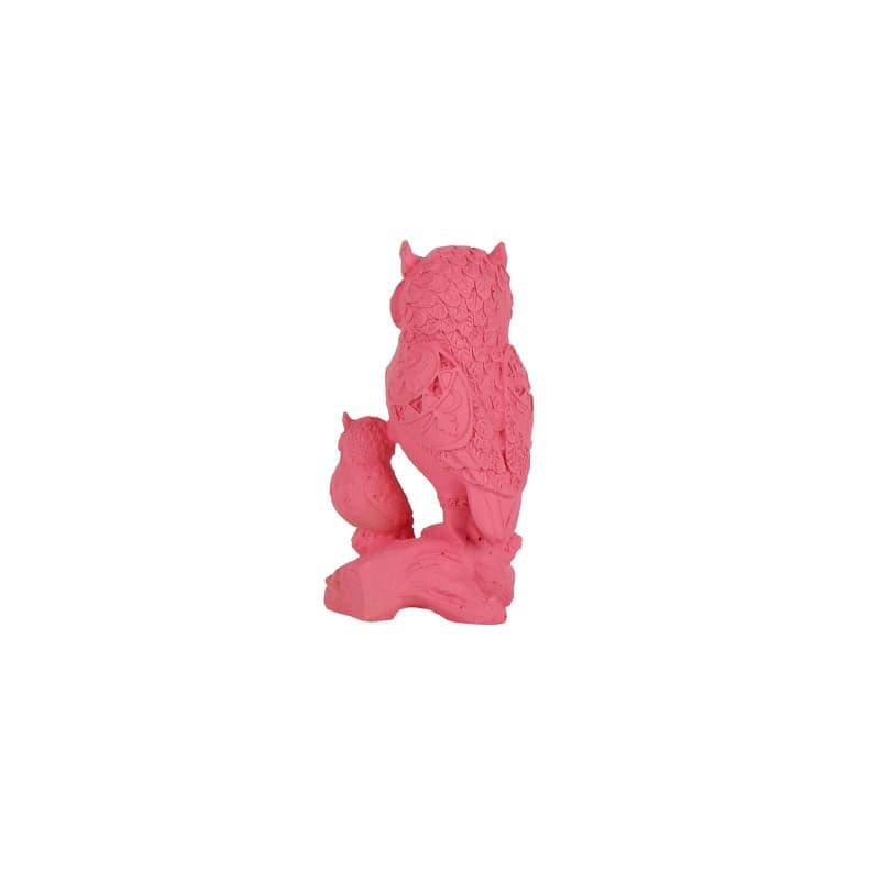 Buy Ethereal Owl Showpiece - Pink Showpieces from Vaaree