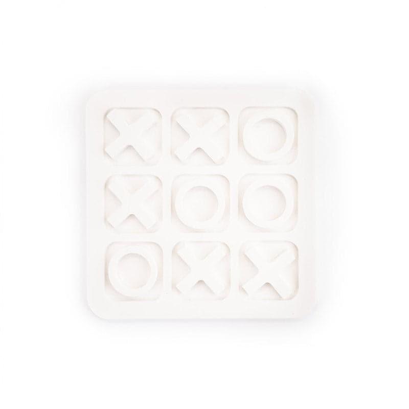 Showpieces - Fenby Tic Tac Toe Table Accent - White