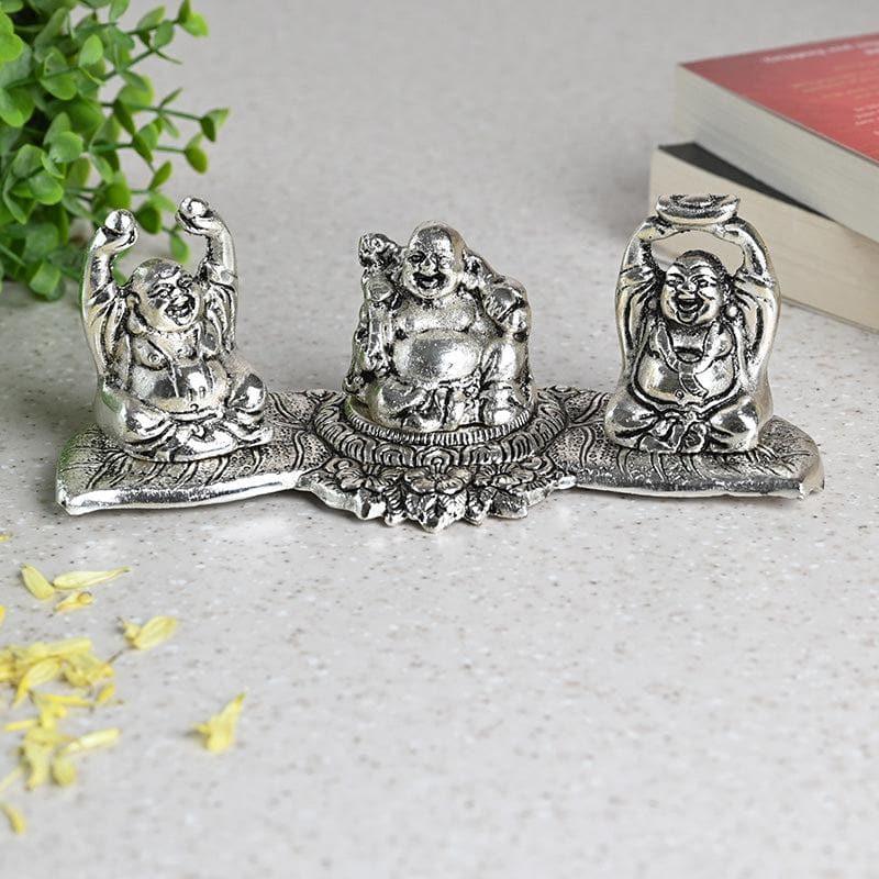 Buy Fengshui Buddha Showpiece - Silver Showpieces from Vaaree