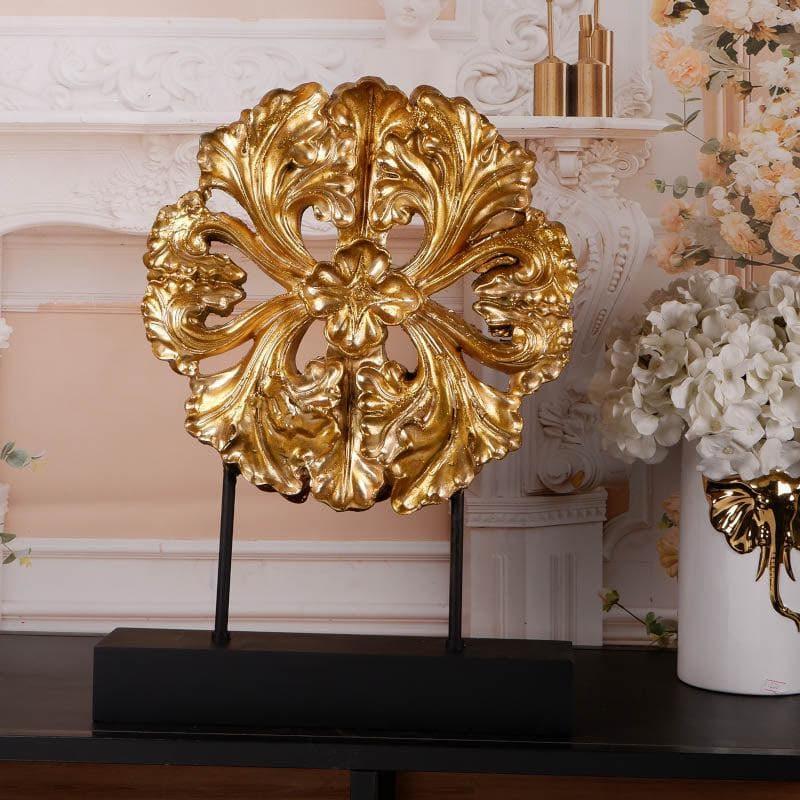 Buy Floral Galore Showpiece - Gold Showpieces from Vaaree