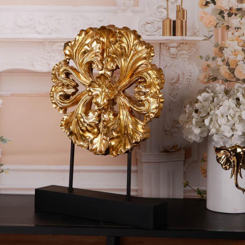 Buy Floral Galore Showpiece - Gold Showpieces from Vaaree