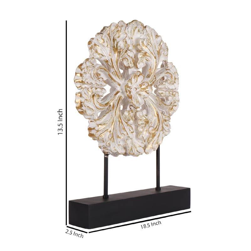 Buy Floral Galore Showpiece - White Showpieces from Vaaree