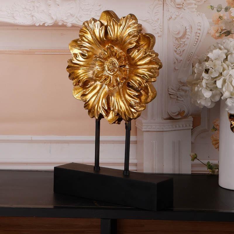 Buy Floral Grandeur Showpiece - Gold Showpieces from Vaaree