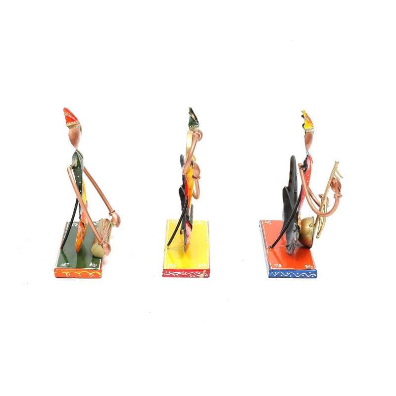 Buy Folk Concert Showpiece - Set Of Three Showpieces from Vaaree