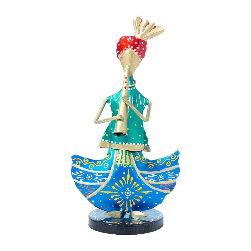 Buy Folk Gana Musician Handpainted Showpiece Showpieces from Vaaree