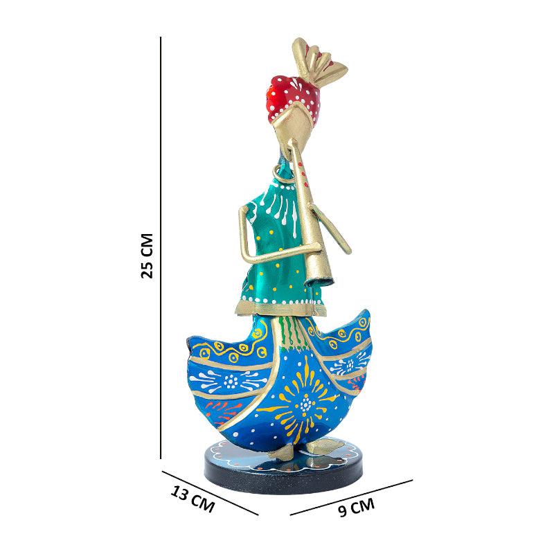 Buy Folk Gana Musician Handpainted Showpiece Showpieces from Vaaree