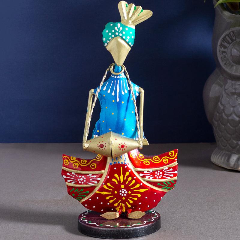 Buy Folk Musician Compose Handpainted Showpiece Showpieces from Vaaree