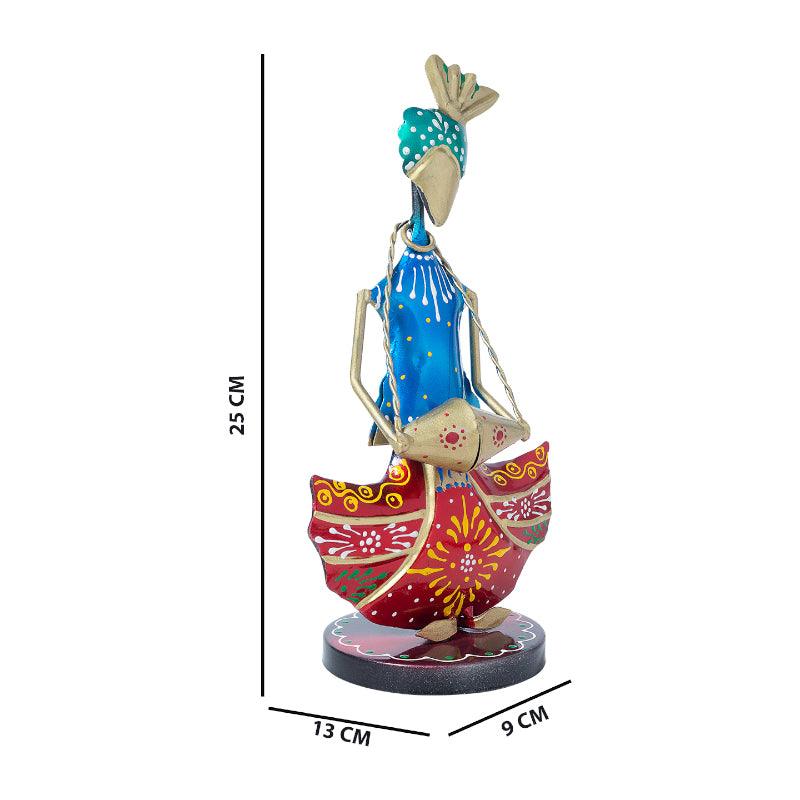 Buy Folk Musician Compose Handpainted Showpiece Showpieces from Vaaree