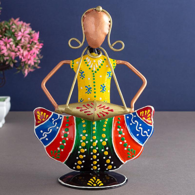 Buy Folk Sangeet Handpainted Showpiece Showpieces from Vaaree