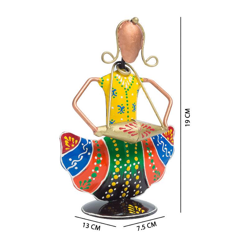 Buy Folk Sangeet Handpainted Showpiece Showpieces from Vaaree