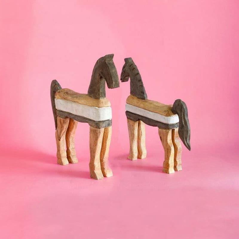 Buy Gallop Wooden Showpiece Showpieces from Vaaree