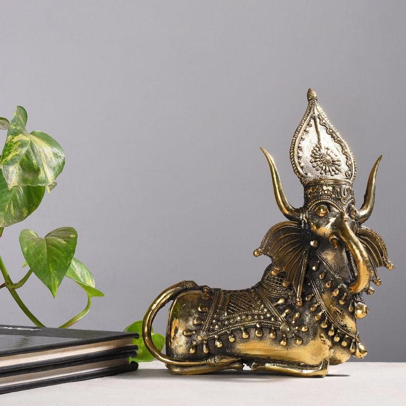 Showpieces - Ganesha Nandi Idol