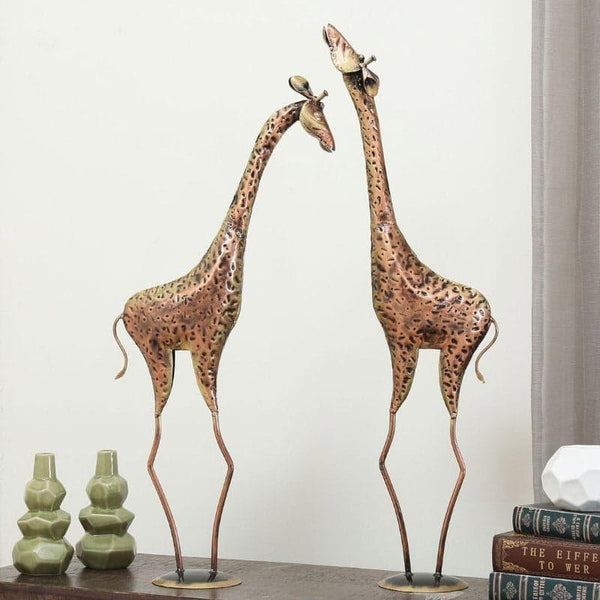 Showpieces - Giraffe Gala Showpiece - Set Of Two