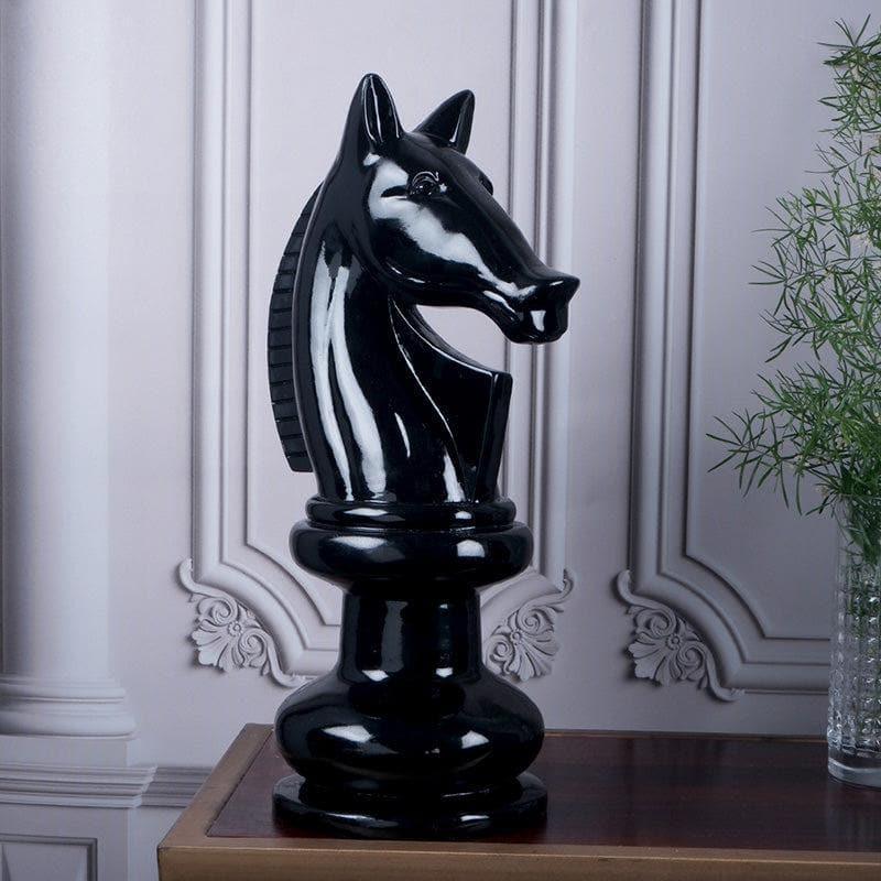 Buy Glad Gallop Showpiece - Black Showpieces from Vaaree