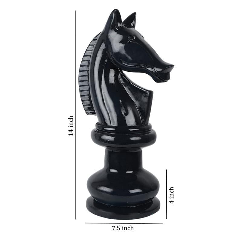 Buy Glad Gallop Showpiece - Black Showpieces from Vaaree