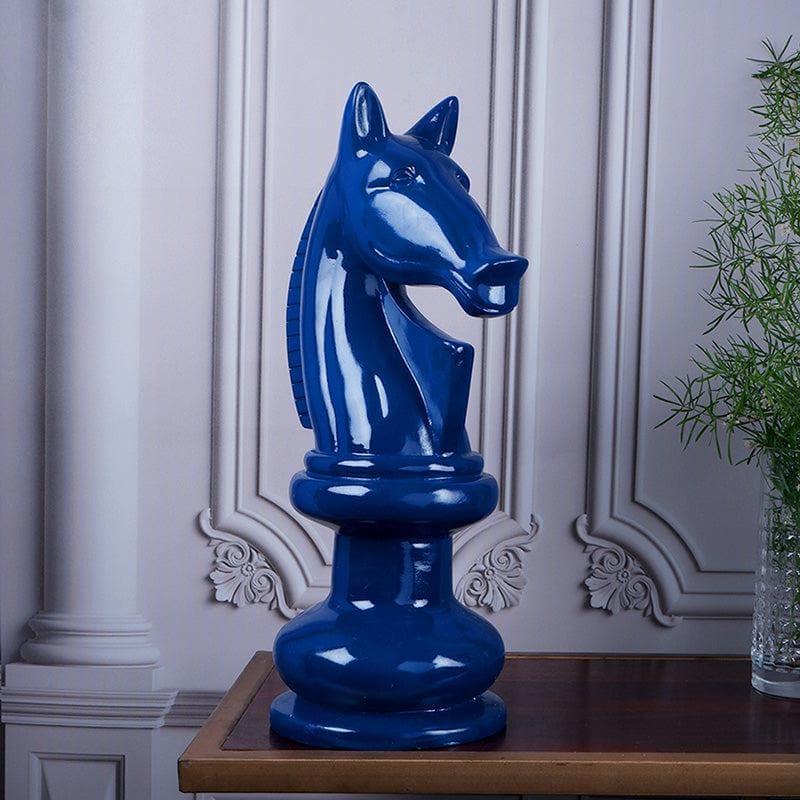 Buy Glad Gallop Showpiece - Blue Showpieces from Vaaree