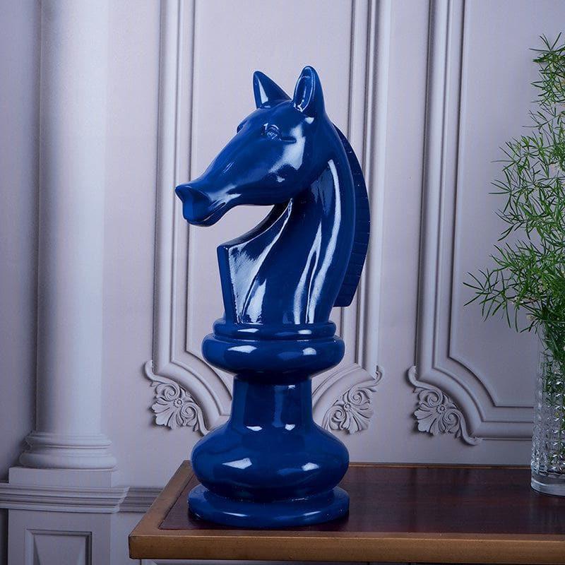 Buy Glad Gallop Showpiece - Blue Showpieces from Vaaree