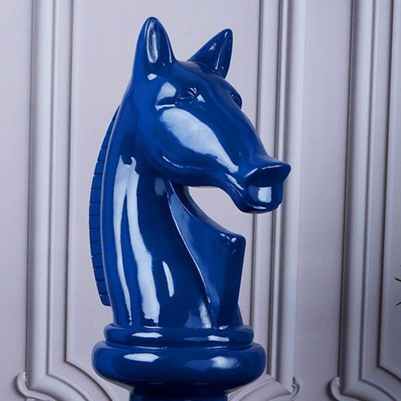 Buy Glad Gallop Showpiece - Blue Showpieces from Vaaree