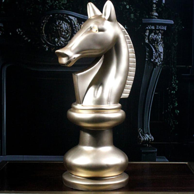 Buy Glad Gallop Showpiece - Gold Showpieces from Vaaree