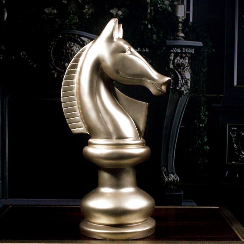 Buy Glad Gallop Showpiece - Gold Showpieces from Vaaree