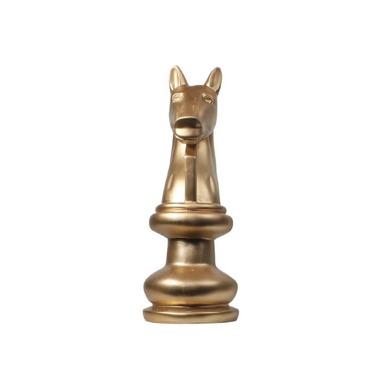 Buy Glad Gallop Showpiece - Gold Showpieces from Vaaree