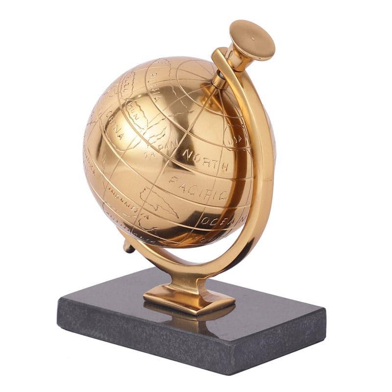 Buy Globe Galore Showpiece - Gold Showpiece from Vaaree